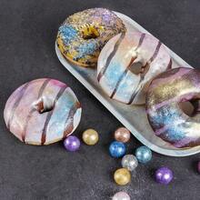 食用闪粉套装，可食用闪粉，适用于饮品，无味珠光粉，可用于烘焙、蛋糕、鸡尾酒、饮料、草莓、饼干、糖果、翻糖、露营用品、派对用品、朋友聚会、家庭聚餐。 - 彩色 - 查看 5