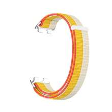 适用于华为手环10、9代和8代腕带，通用腕带，魔术贴，尼龙环，金属快拆头带，NFC版本，10代男女款，可互换且用途广泛 - 黍米白 - 查看 13