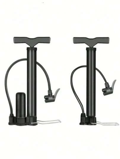 مضخة هواء محمولة خفيفة الوزن أساسية، إبرة عالمية مناسبة للدراجة والكرة القدم والكرة الطائرة والحلقات السباحة والأجهزة القابلة للنفخ، مضخة هواء منزلية صغيرة ذات ضغط عالي لاستخدامها في الدراجة الكهربائية والسيارة والكرة السلة