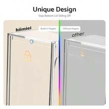 IIMIEI - Funda de caja de pañuelos de acrílico soporte rectangular con imán infer dispensador de serlls moderno para oficina en casa restaurante tranrente - Transparente - Ver 4