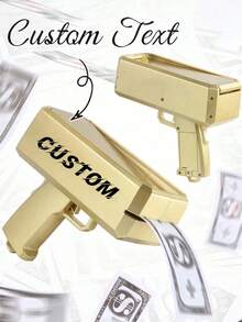 Reusable Personalized Spray Gun With Fake Banknotes - Perfect Wedding And Event Prop! - Multicolor - View 1