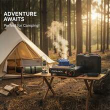 Estufa de camping portátil - B - Ver 2