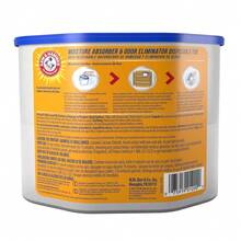 Disposable Storage Moisture Absorber And Odor Eliminator, 14 Oz. Tub, Fragrance Free - 1 - View 2