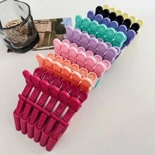 12 chiếc kẹp tóc Dopamine nhiều màu sắc dễ thương, chuyên nghiệp - Kẹp cá sấu chống trượt, thích hợp để chia tóc, sử dụng tại salon và nhà. Chất lượng chuyên nghiệp, chống trượt, phù hợp với mọi loại tóc. Kẹp chắc chắn, không gây rối, tạo kiểu tóc chuyên nghiệp. Công cụ tạo kiểu hoàn hảo cho việc chia tóc! - Nhiều màu - Xem 4