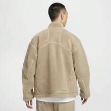 Nike THERMA-FIT ADV 字母刺繡仿羊羔絨舒適夾克外套 男款 卡其色 - 卡其色 - 查看 3