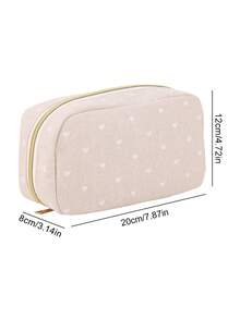 这款容量大、功能多样的亚麻布铅笔盒，非常适合办公和学习使用。它还可以用作简易化妆包、桌面文具包、旅行收纳包和日常通勤包。特别返校季优惠，也是感恩节、万圣节、生日、春节和伴娘礼物的绝佳选择。 - A - 查看 11