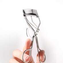 Beginner's Small Portable Eyelash Curler, Natural Curl & Lift, Long-Lasting Hold, Gentle On Lashes - Silver - View 4