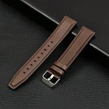 1PC 22mm Hybrid PU Leather & Silicone Watch Band Compatible With Samsung Galaxy Watch 6 Classic 47mm 46mm Galaxy Watch 6 40mm 44mm - 22mm - View 13