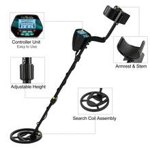 Detector de metales profesional para adultos Detector de oro preciso con pantalla LCD Bobina de búsqueda impermeable 2 modos de trabajo Perfecto para monedas de oro, plata y búsqueda de tesoros con auriculares Pala de metal - Negro - Ver 6