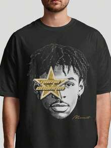 2026Youth Kids Sizes _ Ja Morant Custom Graphic T-Shirt Collection _ Premium Quality Heavyweight Basketball Shirt Retro T-Shirts, Sports Fan T-Shirts, Rapper Graphic T-Shirts, Vintage Hip-Hop Y2K Streetwear For Enthusiasts, Fan Merchandise, Matching Family Outfits, Matching Outfits For Brothers, Matching Outfits For Sisters, Men's And Women's T-Shirts, Boys' And Girls' T-Shirts. - 黑色5 - 查看 17