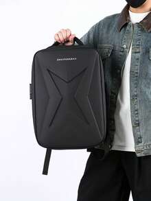 New Combination Lock Men's Casual Backpack, Business Travel Laptop Backpack, Commuter Backpack - Multicolor - View 9