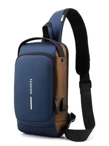 Ba lô xe máy chống trộm có khóa, túi đeo chéo đa năng, ngăn chống trộm có khóa kéo, dây đeo điều chỉnh được, thích hợp cho việc đi lại và du lịch bằng xe máy, nhiều kích cỡ, túi đeo chéo du lịch dành cho nam giới đi xe máy. - Nhiều màu - Xem 13