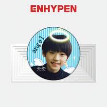 EN/HYPEN 明星偶像粉丝周边套装配件，金属徽章 - 彩色 - 查看 6