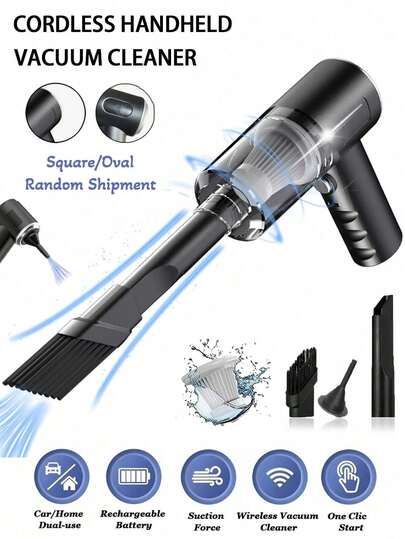 Este aspirador inalámbrico portátil mejorado adopta la tecnología de succión ciclónica, un diseño inalámbrico para mayor libertad de movimiento y un motor recargable potente que proporciona succión duradera. Puede limpiar fácilmente grietas de sofás, asientos de automóviles y teclados de oficina, completando la limpieza del hogar, el automóvil y la oficina con un solo dispositivo. La operación con una sola mano permite una rápida eliminación del pelo de las mascotas.