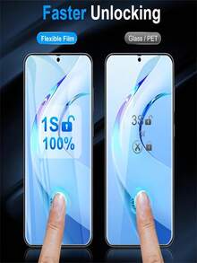 8 Pack Ultra HD Hydrogel Film Compatible With Samsung Galaxy S26 Ultra S25 Edge S24 S23 FE S22 Ultra S21 S20 Ultra Plus FE S10 S10+ S9 Note 20 Ultra 10 Plus 9 8 Full Cover Screen Protector - Clear - View 2