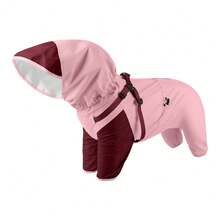 1件防水速干多色狗狗雨衣，宠物户外防风雨衣，适用于小型犬 - 彩色 - 查看 17