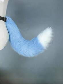 猫狐尾巴毛绒动漫角色扮演大尾巴狗毛绒尾巴狼尾巴角色扮演派对表演道具 - 彩色 - 查看 23