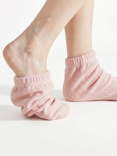 1 Pair Reusable Moisturizing & Soothing SPA-Grade Foot Masks, Pair With Your Favorite Moisturizer For Skin Repair And Home Foot Care