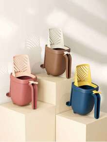 New Large Capacity 2-In-1 Cat Litter Scoop And Trash Can, All-In-One Cat Cleaning Tool, Litter Scooper With Garbage Bin, High Capacity Design, 2-In-1 Function, Hands-Free Litter Cleaning - Multicolor - View 1