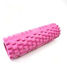 Con lăn tập yoga bằng xốp 25,5cm, dùng cho tập thể dục, rèn luyện cơ bắp, Pilates, thể thao, massage, tập luyện điểm kích thích, tập luyện tại nhà, phòng tập thể dục. - Màu Hồng Tươi - Xem 1