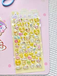 Hình dán 3D dễ thương, hình dán hoạt hình pha lê dập nổi trang trí, thích hợp cho ốp điện thoại, cốc, hộp văn phòng phẩm, bàn làm việc - Quà tặng. Hoàn hảo cho trang trí phòng nhà, trang trí tiệc, quà sinh nhật và các dịp lễ khác nhau, thời trang. Sản phẩm thời trang. Sang trọng. May vá. Tự làm. - Nhiều màu - Xem 12