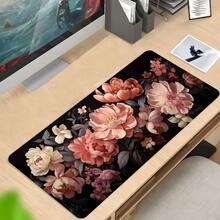 Large Peony Flower Bouquet Gaming Mouse Pad, Washable Rubber Extended Office Desk Mat With Non-Slip Base, Cute Home Decor, Office Mouse Pad, Christian Gift For Women - View 11