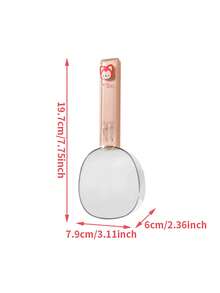 1pc ALI THE FOX Multifunctional Rice Spoon With Measuring Cup & Spoon – Kitchen Tools, Ergonomic Handle, Insect-Proof Design, Accurately Measure Rice, Flour, Pasta, Soup, Grains – Durable Plastic Spoon, Kitchen Cooking And Baking Gadgets - Multicolor - View 9