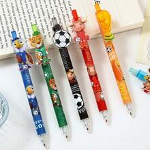 2026 US Canada Ink Neutral Pen Black 0.5mm Mascot Acrylic Patch Pen Football Press Pen Student Stationery - Multicolor - View 3