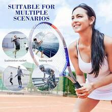 6PCS/2PCS/1PC Pita Pegangan Raket Bulu Tangkis Anti Selip dan Menyerap Keringat - Sudah Dipotong & Dapat Dipangkas, Desain Unik Warna Macaron Mudah Dipasang, Universal Untuk Berbagai Raket - Tenis/Pickleball/Kriket/Golf/Bisbol/Bulu Tangkis/Joran Pancing - Performa yang Ditingkatkan, Sangat Tipis & Sangat Lembut, Balutan Pegangan Raket Bulu Tangkis | Daya Rekat Tinggi dan Menyerap Keringat, Tersedia Berbagai Warna (Hitam/Putih/Merah Muda/Biru/Ungu/Cyan/Merah/Kuning/Hijau/Oranye/Biru Tua, dll.), Tenis, Permainan Tim, Permainan, Olahraga, Bulu Tangkis - MultiWarna - View 7