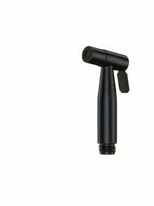 Handheld Toilet Companion Set, Wall-Mounted 1-In-2-Out Angle Valve Kit With Stainless Steel Spray Gun, Retractable Hose And Bracket - Square - View 12