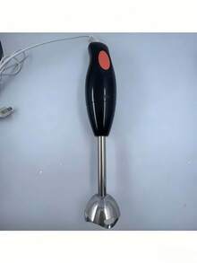 High-Speed Hand-Immersion Electric Mixer, Portable Immersion Mixer, Mixer, Crusher, Powerful 180-Watt Ice Crusher, One-Handed Mixer, 2-Speed Control, Detachable Liquid Rod, Easy-To-Clean Detachable Shaft, Storage Hook, Electric Mixer, Soup, Mixer, Sauce, Baby Food, Milk Mixer, Kitchen Mixer For The Family Kitchen, Easy To Clean. Mashed Potatoes, Smoothies, Milkshakes, Ice Cream, Soup, Sauce, Baby Food, - 黑色攪拌機 - 查看 2