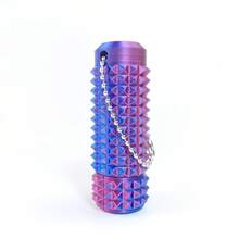 Little Ouchies 疼痛刺激，成人玩具，3D 打印旋转尖刺抓握感官滚轮，适用于多动症、焦虑、压力缓解，新奇礼物（随机渐变色） - 彩色 - 查看 19