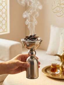 优雅简约金属锤纹香薰炉，奢华巴库尔香炉，精湛工艺，优雅香氛扩散器，适合家居装饰，无烟香炉，是客厅、卧室、瑜伽室、冥想空间的理想之选，香氛爱好者的独特香薰炉，个性化纪念礼品，适合赠送亲朋好友，斋月、开斋节、斋月装饰 - 多款式 - 查看 10