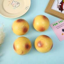 1个流体土豆挤压玩具，慢回弹减压玩具，逼真模拟食物土豆挤压流体球 - 彩色 - 查看 3