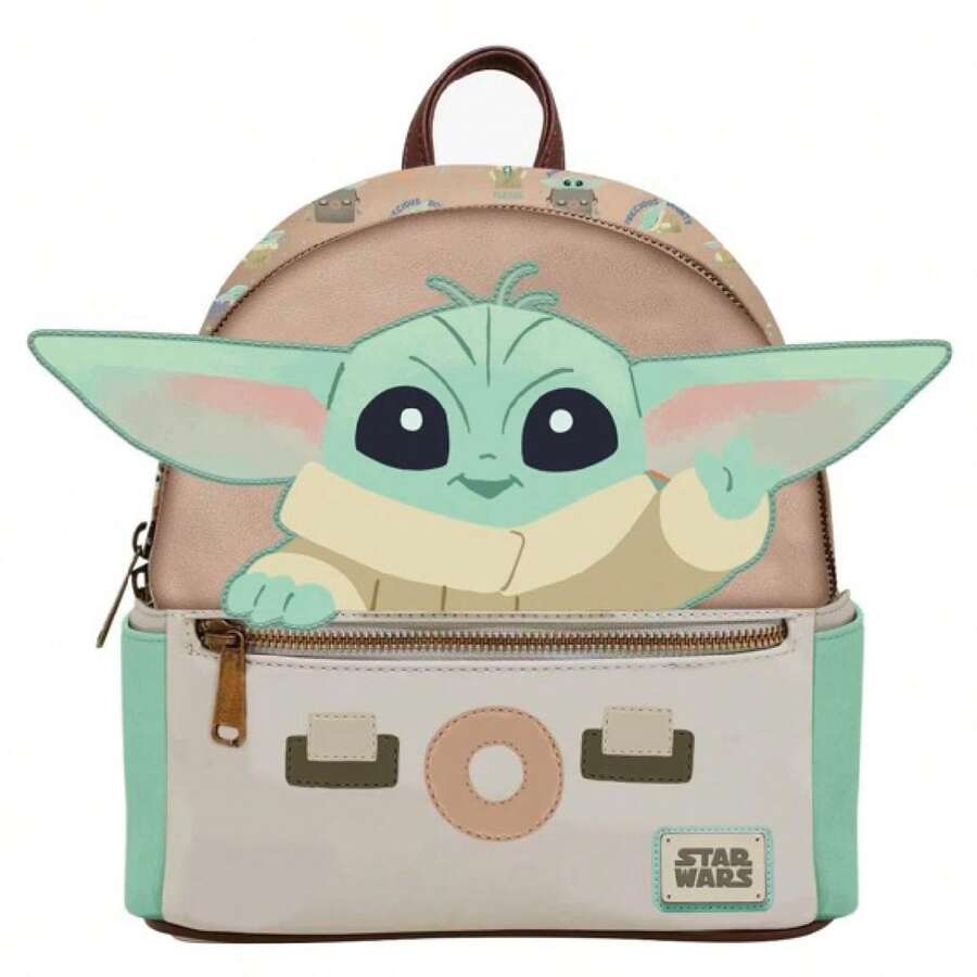 CERDÁ LIFE'S LITTLE MOMENTS Mochila Casual Moda The mandalorian Grogu-35x27x18cm-Unisex - Multicolor1 - Ver 1
