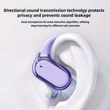 2026 OWS 开放式无线耳机，降噪，Hi-Fi 深沉低音，高清通话低延迟，超长续航，兼容安卓和 iOS 系统 - 查看 9