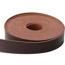 Dây da vân vải bố rộng 2,5cm x dài 180cm x dày 1,6mm, dây da phẳng dùng cho thủ công mỹ nghệ, dải da mềm mại nguyên miếng cho các dự án thủ công, làm dụng cụ, thắt lưng và dụng cụ làm vườn, chất liệu bền, dẻo, bề mặt mịn, lý tưởng cho các dự án DIY làm đồ da và phụ kiện, kết cấu vân vải bố chất lượng cao, mảnh da thủ công đa năng. - Nhiều màu - Xem 2