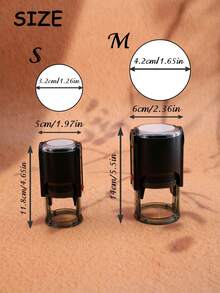 LICVIC Custom Stamps Self Inking, Custom Stamp, Name Stamps Personalized, Customized Photos Stamps, Customizable Text And Picture Cylindrical Stamp, Address Stamp, Custom Logo Stamp, Valentine'S Day Gift, Wedding Stamp, Custom Family/Friends/Personal Photos, Bride And Groom, Parties, Envelopes, Invitation - Style B - View 3