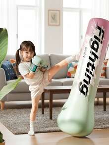 Bao đấm hơi ổn định 48 inch, bộ quà tặng phù hợp cho luyện tập quyền anh, karate, taekwondo. - Nhiều màu - Xem 2