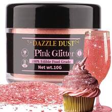 食用闪粉套装，可食用闪粉，适用于饮品，无味珠光粉，可用于烘焙、蛋糕、鸡尾酒、饮料、草莓、饼干、糖果、翻糖、露营用品、派对用品、朋友聚会、家庭聚餐。 - 彩色 - 查看 7