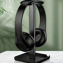 1pc Detachable Headphone Stand, Computer Desk Headphone Holder, Fits Phones & Accessories, Multi-Functional Disassemblable Bracket - Multicolor - View 9
