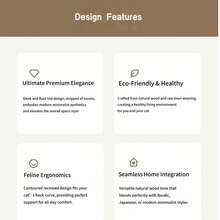 Tabla rascadora de sisal, sillón de descanso para gatos, estructura de madera estable, almohadilla rascadora, adecuado para todas las estaciones, sillón chaise lounge - Silla individual para gatos con respaldo - Ver 9