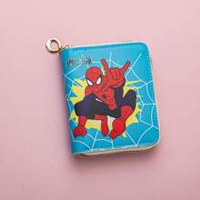 Disney/Spider-Man Spider-Coin Purse, Avengers Hero Coin Purse, Card Holder, Leather Wallet - Multicolor - View 9