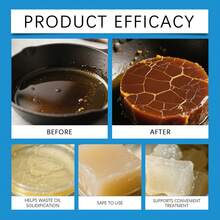 Solidifier For Used Cooking Oil, Easy To Handle Kitchen Waste Oil Disposal, Multi-Purpose Oil Cleaning Solidifier - 20g - View 6