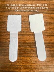 20个/30个装电线整理器，带背胶魔术贴绑带，桌面/墙面自粘式电线夹 - 多色 - 查看 9