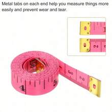5 Rolls 150cm/60in Double-Sided Ruler Measuring Tape, Sewing Measuring Tape, Centimeter Ruler, Soft Colorful Random Delivery - Multicolor - View 10