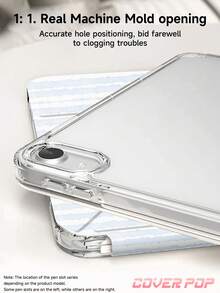 Wave & Palm Tree Pattern Protective Case, Compatible With Air 4/5 10.9", 7/8/9 10.2", (A16) 11" 11th Gen (2025), Built-In Apple Pencil Slot, Also Fits Galaxy Tab A9 11", Kindle 11th Gen 2024, Kindle Paperwhite 12th Gen 2024, Summer Pattern Protective Cover, Suitable For Back To School, Valentine's Day And Other Occasions - Multicolor - View 5