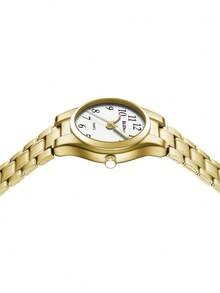 BIDEN 1 件装女士防水手表，易读数字表盘，不锈钢表带，女士石英表 - 常規款 - 查看 10