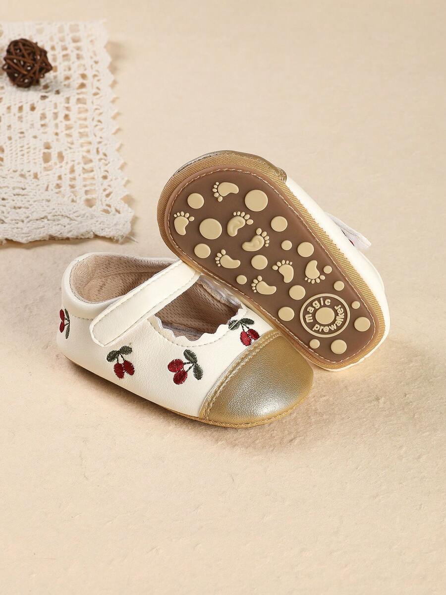 Giày công chúa đế mềm dễ thương cho bé gái 3-6-9 tháng, 1 tuổi, 100 ngày, sinh nhật 1 tuổi, mùa xuân và mùa thu.