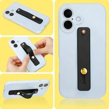 Multi-Pack Silicone Elastic Phone Finger Ring Holder, Expandable Stand Suitable For Most Phones And Tablets (Black) - Black - View 3